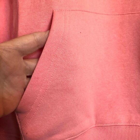 CHAMPION - NWT Big Girls Rainbow Bubble-Logo Hoodie Sz XL Guava Pink. ADORABLE! - Picture 8 of 13